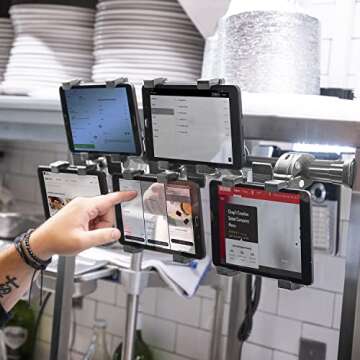 iBOLT TabDock POS Clamp Stand with 5 Tablet Holders