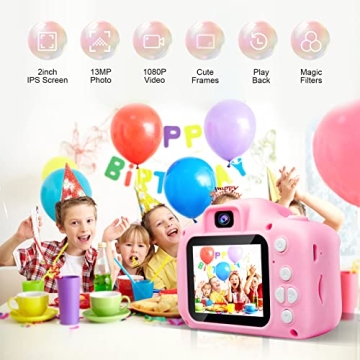 Upgrade Selfie Kids Camera for Girls 3-8 Years - Fun Gifts