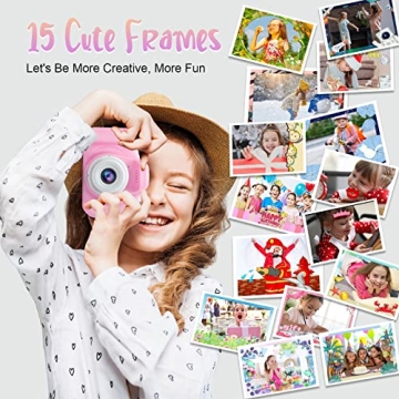 Upgrade Selfie Kids Camera for Girls 3-8 Years - Fun Gifts