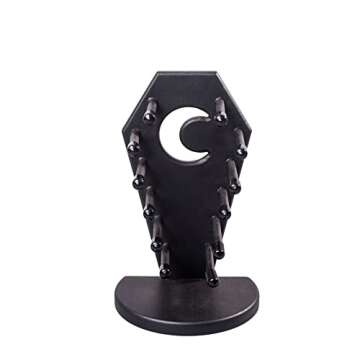 Gothic Coffin Makeup Holder - Unique Vanity Decor