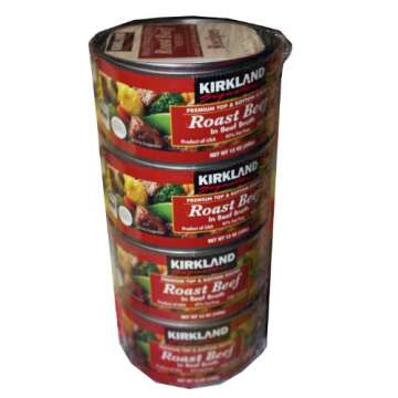 Kirkland Signature Roast Beef NET WT 12 oz (pack of 4).