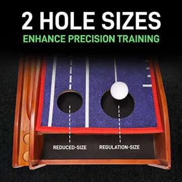 Perfect Practice Golf Putting Mat with Ball Return - 9.5ft