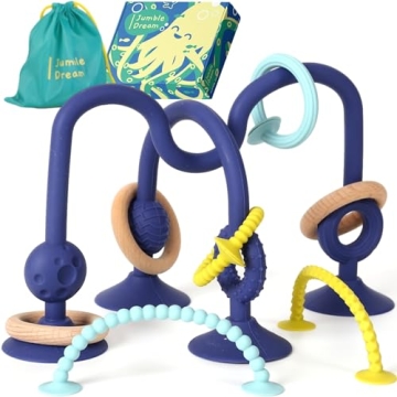 Jumble Jangle Baby Teething Toys – BPA-Free, Multi Purpose High Chair Toys for Babies