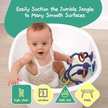 Jumble Jangle Baby Teething Toy – BPA-Free & Durable High Chair Toy