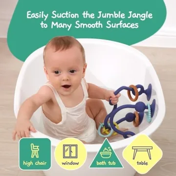 Jumble Jangle Baby Teething Toy – BPA-Free & Durable High Chair Toy