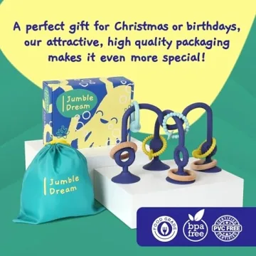 Jumble Jangle Baby Teething Toy – BPA-Free & Durable High Chair Toy