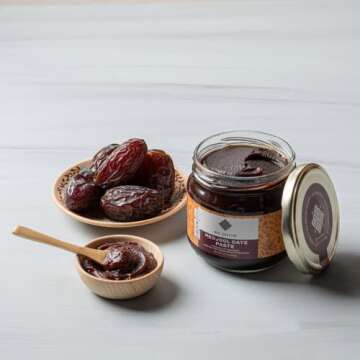 Med Cuisine Premium Medjool Date Paste - Vegan, Gluten Free, No Preservatives, 15.5 oz