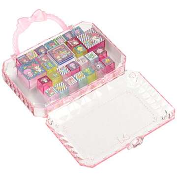 Sanrio N-1709-769711 My Melody Friends Stamp Set, 6.5 x 1.8 x 7.3 inches (16.5 x 4.5 x 18.5 cm), Polystyrene