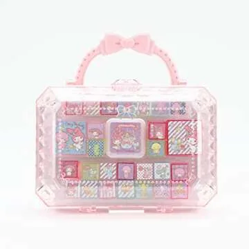 Sanrio N-1709-769711 My Melody Friends Stamp Set, 6.5 x 1.8 x 7.3 inches (16.5 x 4.5 x 18.5 cm), Polystyrene