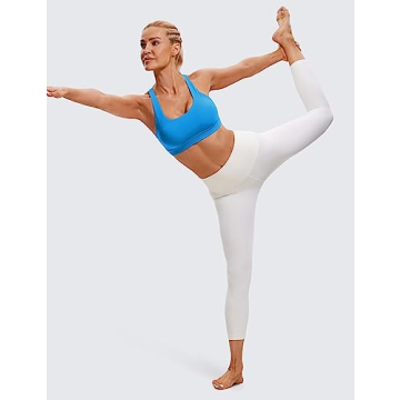 CRZ YOGA Women's Strappy Sports Bra for Yoga and Fitness