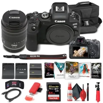 Canon EOS R6 Camera Bundle with Lens and Accessories