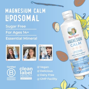 MaryRuth Organics Magnesium Calm Liposomal Supplement
