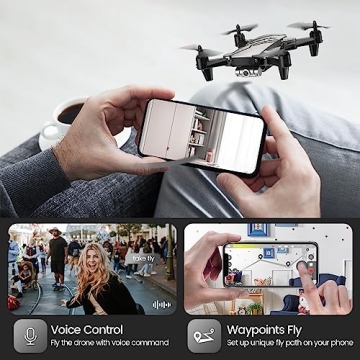 DEERC D20 Mini Drone for Kids with HD Camera and 2 Batteries