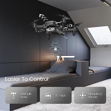 DEERC D20 Mini Drone for Kids with HD Camera and 2 Batteries