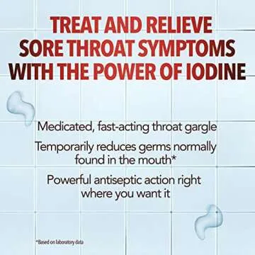 Betadine Sore Throat Gargle, Fast Relief, Mint Flavor, 8 oz