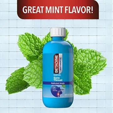 Betadine Sore Throat Gargle, Fast Relief, Mint Flavor, 8 oz