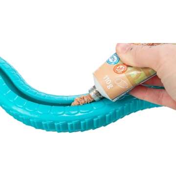 Trixie Snack Coiled Snake Dog Puzzle Toy for Dogs, Dog Enrichment Toy, Interactive Chew Toy, Treat Dispenser, 7" (18cm)
