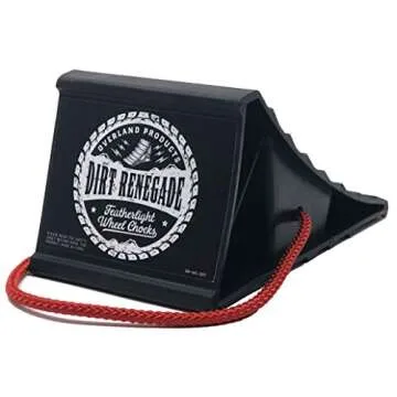 Wheel Chocks - Heavy Duty Wheel Chock Set with Lightweight Carry Bag, Grip Bottom & Rope Handle - Best Wheel Chocks for Travel Trailers, RV, Cars, Trucks, Campers, ATV, Garage Parking - Warranty