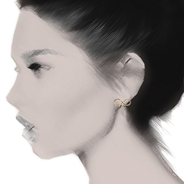 Handmade High Gloss Tiny Bow Gold Earrings by Spinningdaisy