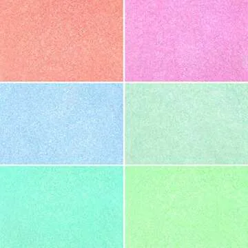 KISSBUTY Ice Transparent Aurora Nail Powder - 6 Colors