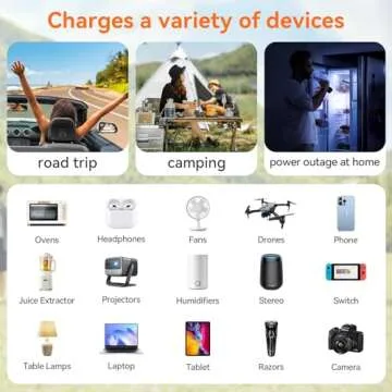 ALLWEI 300W Car Power Inverter with 65W USB-C and 3.0 USB Port - DC 12V to 110V AC Power inverters for Vehicles Converter Fast Charging Ports Car Charger Adapter (Red)