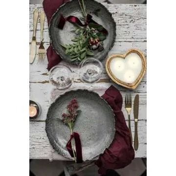 BestySuperStore 6” Heart Shaped Wooden Bowl Vanilla Sandalwood Scented Soy Wax Candle - 3 Wicks 5 oz Decorative Dough Bowls Candles for Anniversary Engagement Wedding Birthday Valentine Christmas Gift