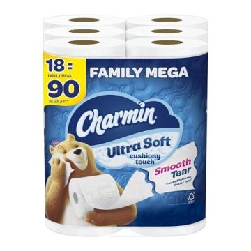 Charmin Ultra Soft Toilet Paper for Soft Comfort and Absorbency