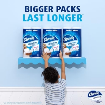 Charmin Ultra Soft Toilet Paper for Soft Comfort and Absorbency