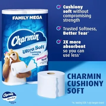 Charmin Ultra Soft Toilet Paper for Soft Comfort and Absorbency