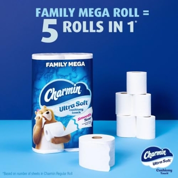 Charmin Ultra Soft Toilet Paper for Soft Comfort and Absorbency