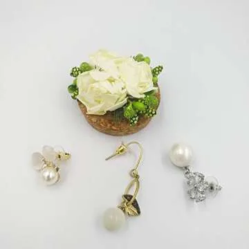 Vivixin 1080pcs Earring backings, Earring Safety Back Pads backstops Stopper, Clear Rubber Bullet Shape Butterfly Plastic Secure Earring kit (10styles)