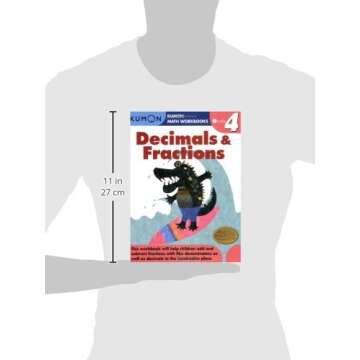 Kumon Grade 4 Decimals & Fractions (Kumon Math Workbooks)