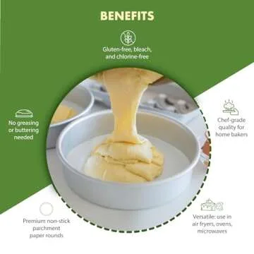 Regency Wraps Parchment Paper Circles For Round Cake Pans, Greaseproof Liners for Non-Stick Baking, ...