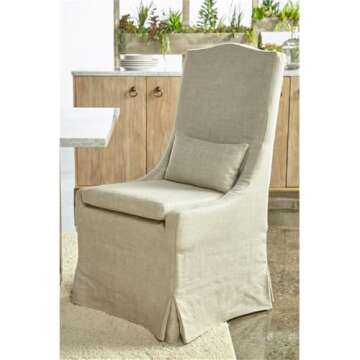 Elegant Beige Dining Chairs - Star International Furniture