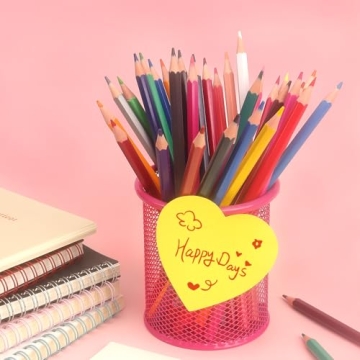 Heart Shape Sticky Notes - 6 Colorful Pads of Fun