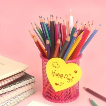 Heart Shape Sticky Notes - 6 Colorful Pads of Fun