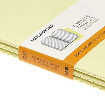 Moleskine Cahier Journals, Large Size, Set of 3