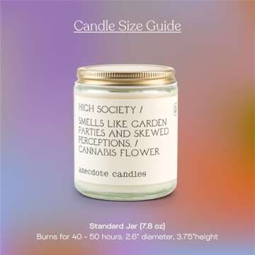 Anecdote High Society Candle | Premium & Hand Poured