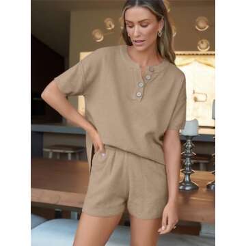 LILLUSORY Two 2 Piece Set Summer Outfits Lounge Womens Clothes 2025 Loungewear Matching Pajama Fashi...