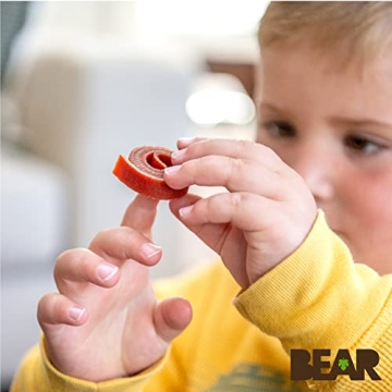 Gluten-Free Vegan Strawberry Fruit Snack Rolls by BEAR