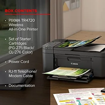 Canon PIXMA TR4720 Wireless All-in-One Printer for Home Use