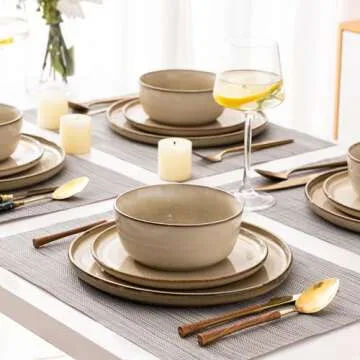 GBHOME Ceramic Dinnerware Set for 4 - Elegant & Durable