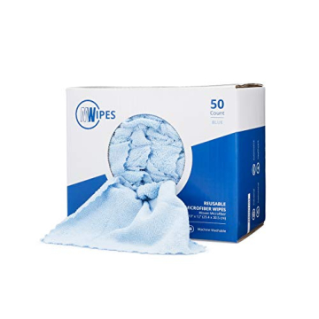Mwipes Microfiber Rags - 50 Count - Eco-Friendly Cleaning Towels