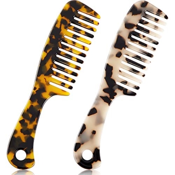 Laedau Wide Tooth Detangling Combs for All Hair Types