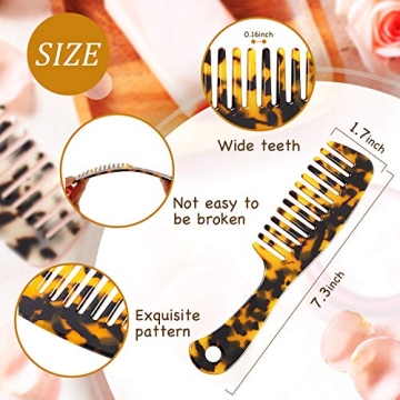 Laedau Wide Tooth Detangling Combs for All Hair Types