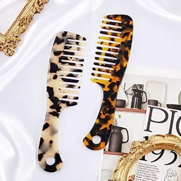 Laedau Wide Tooth Detangling Combs for All Hair Types