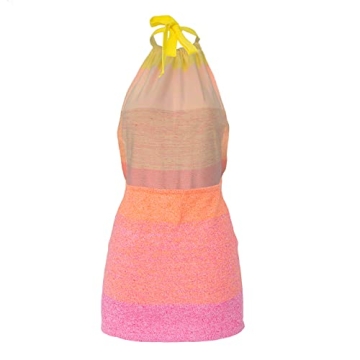 Trendy Women’s Mini Dress with Backless Halter Design