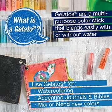 Faber-Castell Gelatos 28 Pc Gift Set for Artists