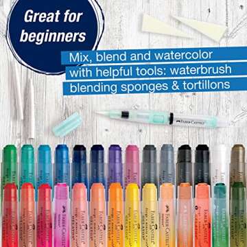 Faber-Castell Gelatos 28 Pc Gift Set for Artists