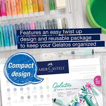 Faber-Castell Gelatos 28 Pc Gift Set for Artists